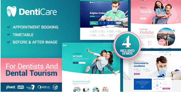 DentiCare – Medical & Dentist WordPress Theme