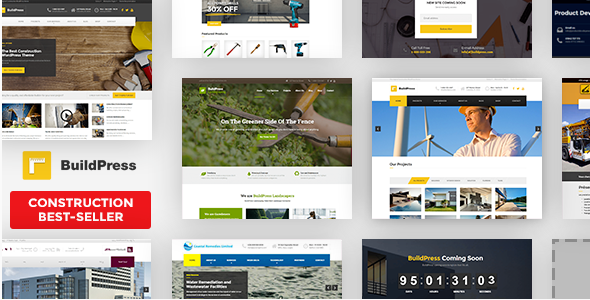 BuildPress — Multi-purpose Construction and Landscape WordPress Theme