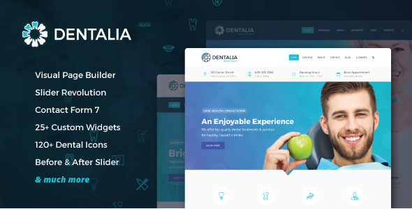 Dentalia – Dentist & Medical WordPress Theme