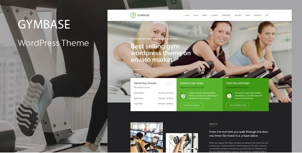 GymBase – Gym Fitness WordPress Theme