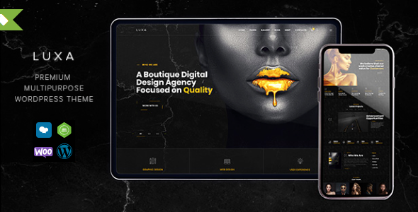Luxa – Luxury Black MultiPurpose WordPress Theme